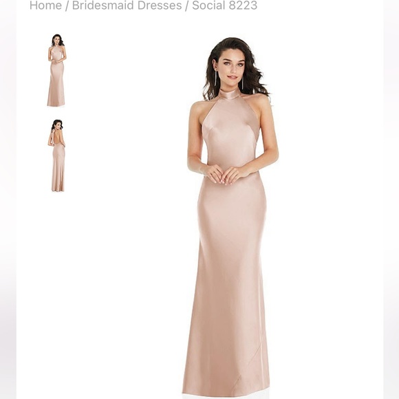 Dessy Collection Bridesmaids Dress 8223 - Picture 1 of 3